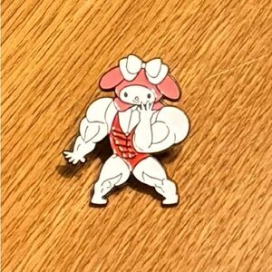 Women’s Accessories Sanrio Muscle Buff Strong My Melody Enamel Pin Brooch